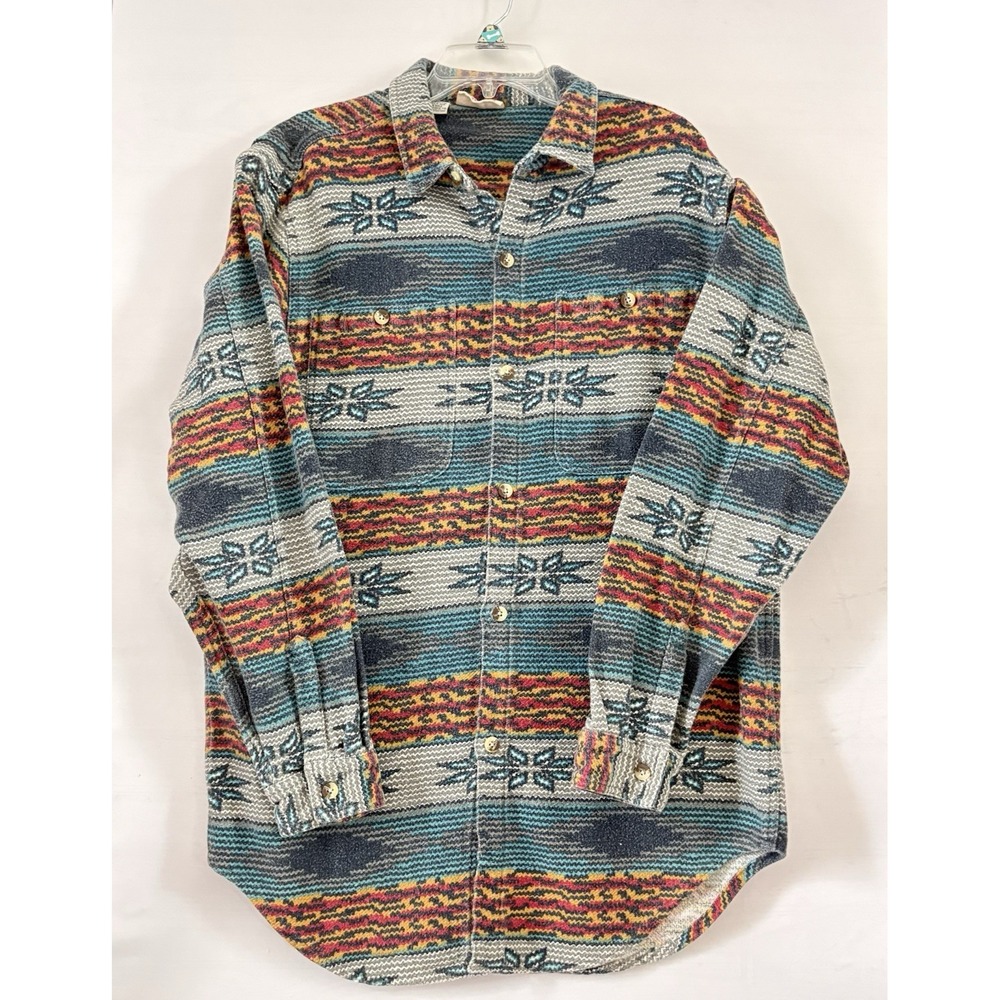 International Male Jacket Shacket  Southwestern Aztec Vintage Large